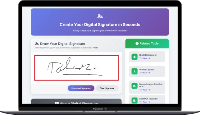 Step 1: Draw Signature