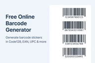 Barcode Sticker Generator